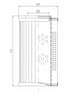 Thumbnail D155T25A Hydraulikfilterelement