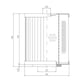 Thumbnail D261T250 Hydraulikfilterelement