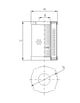 Thumbnail D411C10 Hydraulikfilterelement