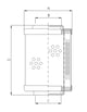 Thumbnail D650C03A Hydraulikfilterelement