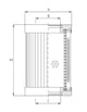 Thumbnail D650G03B Hydraulikfilterelement