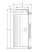 Thumbnail D732G10A Hydraulikfilterelement