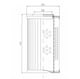 Thumbnail D811G25A Hydraulikfilterelement