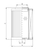 Thumbnail D932G06A Hydraulikfilterelement