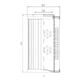 Thumbnail DVD20008B40V Hydraulikfilterelement