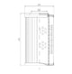 Thumbnail DVD20013K10V Hydraulikfilterelement