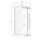 Thumbnail DVD2360B40V Hydraulikfilterelement