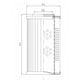 Thumbnail DVD256B200B Hydraulikfilterelement