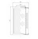 Thumbnail DVD256B25V Hydraulikfilterelement