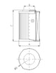 Thumbnail DVD290B25V Hydraulikfilterelement