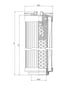 Thumbnail R101C10B Hydraulikfilterelement