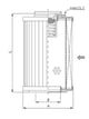 Thumbnail R146G10B Hydraulikfilterelement