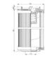 Thumbnail R165T250B Hydraulikfilterelement
