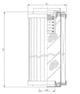 Thumbnail R166G10C Hydraulikfilterelement