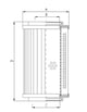 Thumbnail R211T60 Hydraulikfilterelement