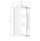 Thumbnail R281G25 Hydraulikfilterelement