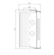Thumbnail R292C10 Hydraulikfilterelement