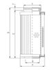 Thumbnail R540C25 Hydraulikfilterelement
