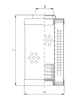 Thumbnail R611C25R Hydraulikfilterelement