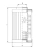 Thumbnail R611T40 Hydraulikfilterelement