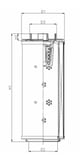 Thumbnail RHR1700G20B3/AB1 Hydraulikfilterelement