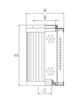 Thumbnail RMR443E10B Hydraulikfilterelement