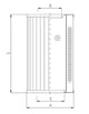 Thumbnail RVR1225K20B Hydraulikfilterelement