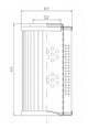 Thumbnail XD040T60AV Hydraulikfilterelement
