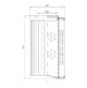 Thumbnail XD063G15A Hydraulikfilterelement