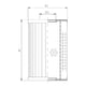 Thumbnail XR630GW03B0 Hydraulikfilterelement