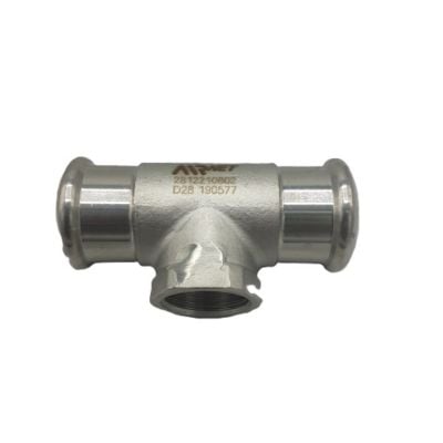 Atlas Copco 2812210802 T-STÜCK ROT 316L D28X3/4 ISO 7/1 FÜR AIRNET-SYSTEME