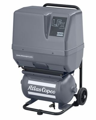 Atlas Copco 8115410105 Kolbenkompressor ölfrei, luftgekühlt, stationär, auf Behälter