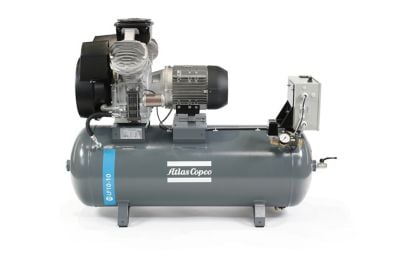 Atlas Copco 8115470040 LF10 10Hp ölfreier Kolbenkompressor - 270lt Behälter montiert, 10bar, Entlastungsventil - Bild 1
