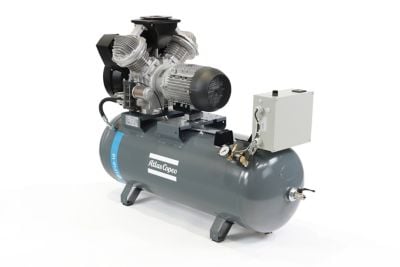 Atlas Copco 8115470040 LF10 10Hp ölfreier Kolbenkompressor - 270lt Behälter montiert, 10bar, Entlastungsventil - Bild 3