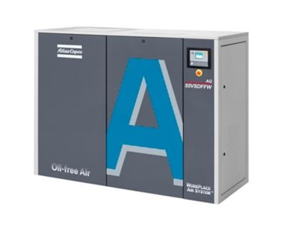Atlas Copco 8153321289 Schraubenkompressor, drehzahlgeregelt, 400V/50Hz, wassereingespritzt, - Bild 4