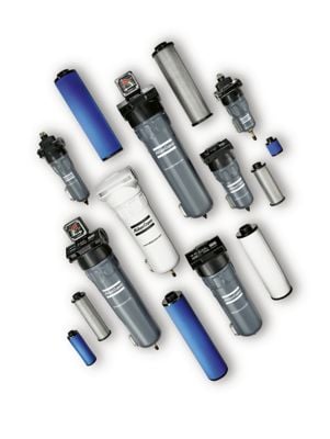 Atlas Copco 8102372607 PDp 45+ hocheffizienter Koaleszenzfilter für optimale Trockenstaubfiltration, für allgemeine Anwendungen