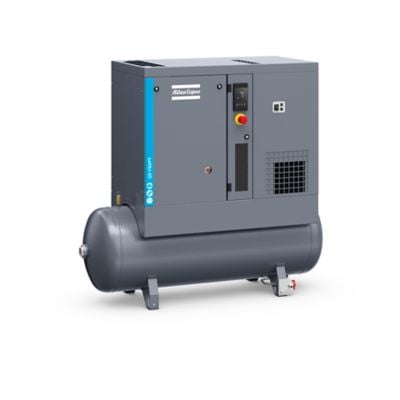 Atlas Copco 8152104036 G5 VSD P 5,5 kW drehzahlgeregelter öleingespritzter Schraubenkompressor mit integriertem Trockner - 8 bar, auf Behälter montiert - Bild 2