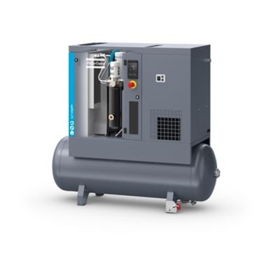 Atlas Copco 8152104038 G7 VSD FF 7,5 kW drehzahlgeregelter öleingespritzter Schraubenkompressor mit integriertem Trockner - 8 bar, auf Behälter montiert - Bild 1