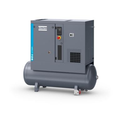 Atlas Copco 8152104038 G7 VSD FF 7,5 kW drehzahlgeregelter öleingespritzter Schraubenkompressor mit integriertem Trockner - 8 bar, auf Behälter montiert - Bild 3
