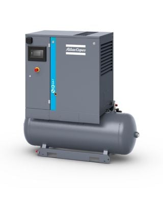 Atlas Copco 8153136625 Schraubenkompressor, öleingespritzt, 400 V, 50 Hz
