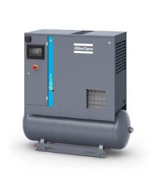 Atlas Copco 8153136838 Schraubenkompressor, öleingespritzt, 400 V, 50 Hz