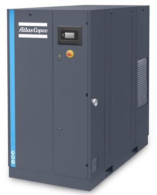 Atlas Copco 8153617728 30 kW öleingespritzter Schraubenkompressor mit fester Drehzahl und integriertem Trockner - 7,5 bar