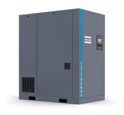 Atlas Copco 8153188241 Schraubenkompressor, drehzahlgeregelt, 400 V / 50 Hz, öleingespritzt, luftgekühlt, Kältetrockner integriert - Bild 1