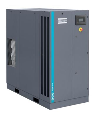 Atlas Copco 8153660520 Schraubenkompressor, 400 V / 50 Hz, öleingespritzt, luftgekühlt, Kältetrockner integriert