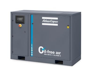 Atlas Copco 8153603306 SF8+ ölfreier Scroll-Kompressor mit integriertem Kältetrockner und Elektronikon-Steuerung - hohe Verkleidung, 8 kW, 8 bar