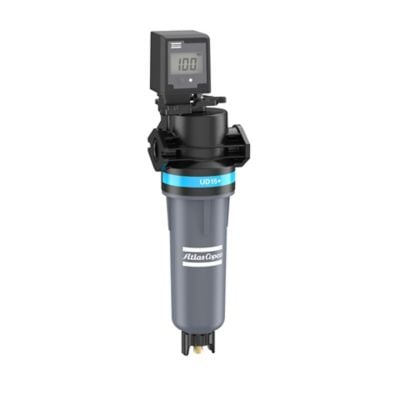 Atlas Copco 8102372453 UD15+ ultimativ, Öl-/Nassstaubfilter für allgemeine Anwendungen mit eingebautem inPASS-Bypass