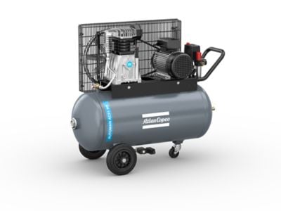 Atlas Copco 4116000909 Automan Pro AC31 Keilriemen-Kolbenkompressor - 3 Hp, 90 l Behälter montiert