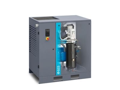 Atlas Copco 8153335544 Schraubenkompressor, 400 V / 50 Hz, öleingespritzt, luftgekühlt, auf Behälter - Bild 2