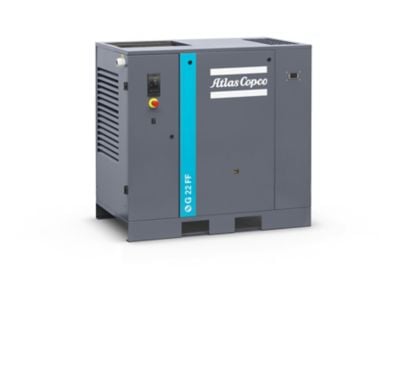 Atlas Copco 8153335564 Schraubenkompressor, 400 V / 50 Hz, öleingespritzt, luftgekühlt, Kältetrockner integriert