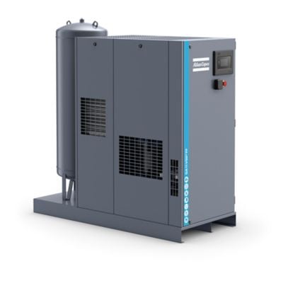Atlas Copco 8153348111 GA11 VSDS Erstklassiger Schraubenkompressor mit variabler Drehzahl und integriertem Trockner, am Empfänger montiert - 10 bar - Bild 1